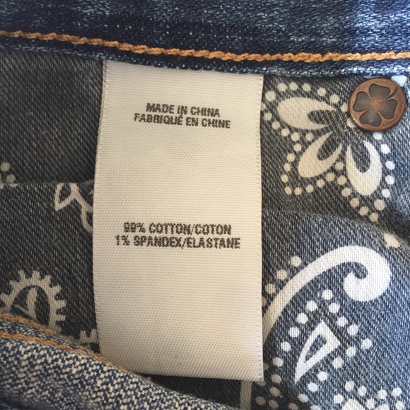 Lucky Brand Star Print Riley Cutoff Shorts - Picture 7 of 8